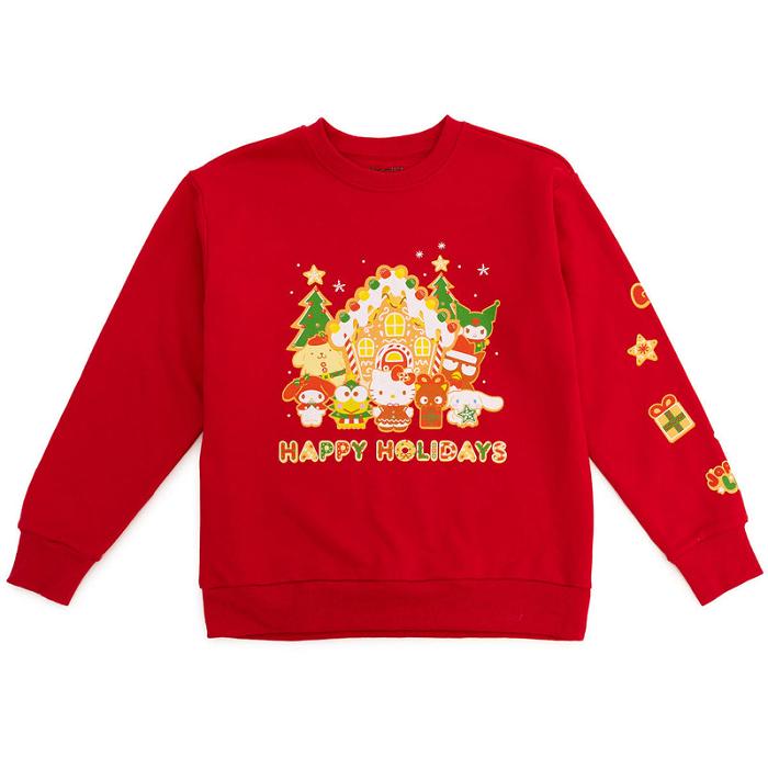 Hello Kitty Hello Kitty and Friends x JapanLA Gingerbread Holiday Sweater Rojas | CL_HK61086