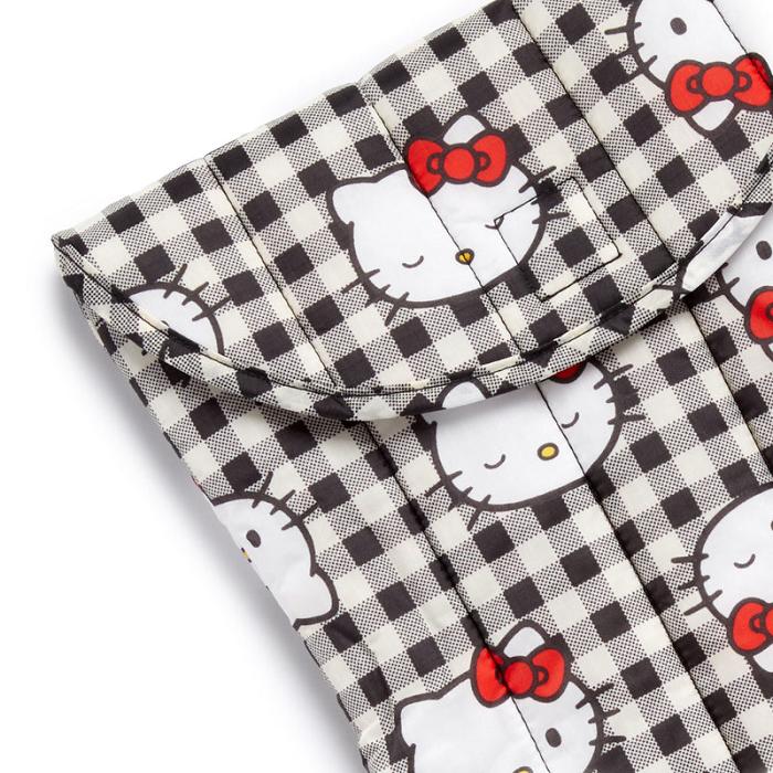 Hello Kitty Hello Kitty x Baggu 50th Anniversary Puffy Laptop Sleeve (Black Gingham) Negras | CL_HK49820