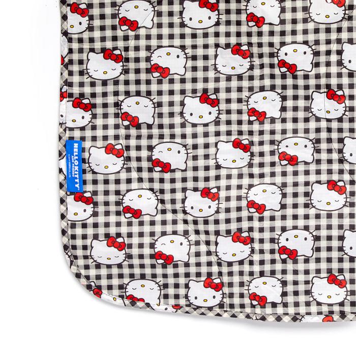 Hello Kitty Hello Kitty x Baggu 50th Anniversary Puffy Picnic Blanket (Black Gingham) Negras | CL_HK94825