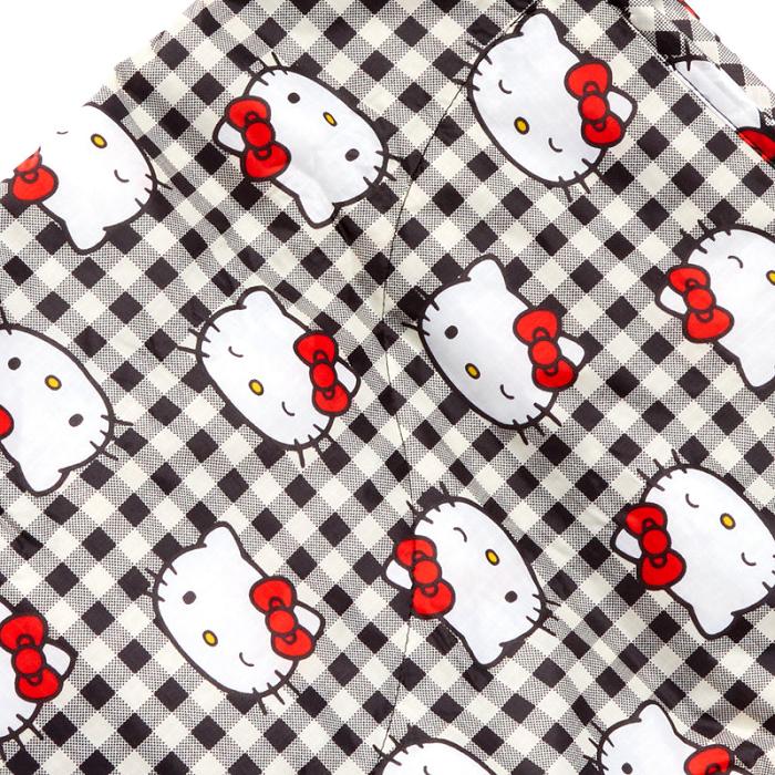 Hello Kitty Hello Kitty x Baggu 50th Anniversary Puffy Picnic Blanket (Black Gingham) Negras | CL_HK94825