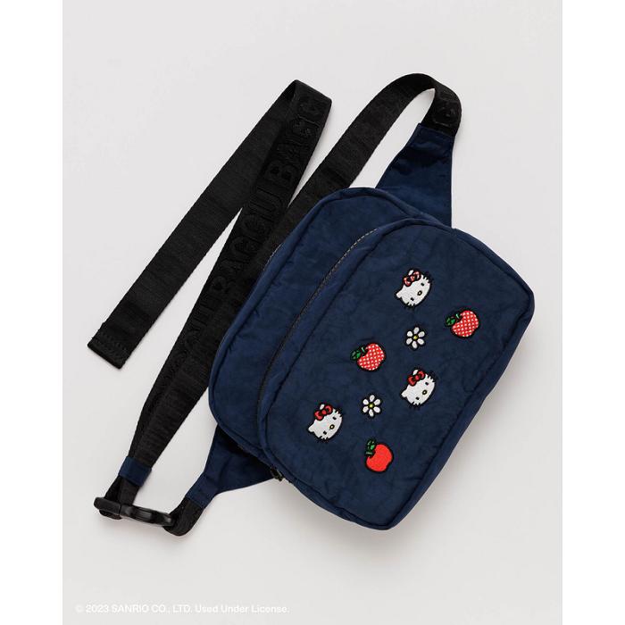 Hello Kitty Hello Kitty x Baggu Embroidered Fanny Pack Azul Marino | CL_HK92004