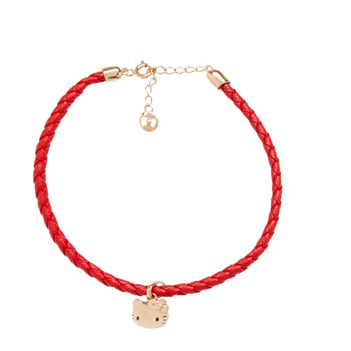 Hello Kitty Hello Kitty x Chow Tai Fook Classic 18K Gold Red Bracelet Rojas | CL_HK80358