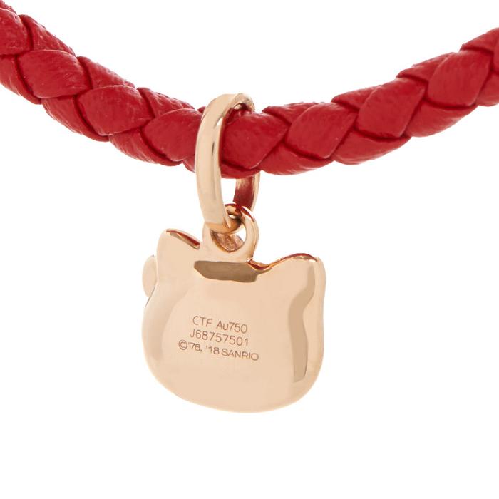 Hello Kitty Hello Kitty x Chow Tai Fook Classic 18K Gold Red Bracelet Rojas | CL_HK80358