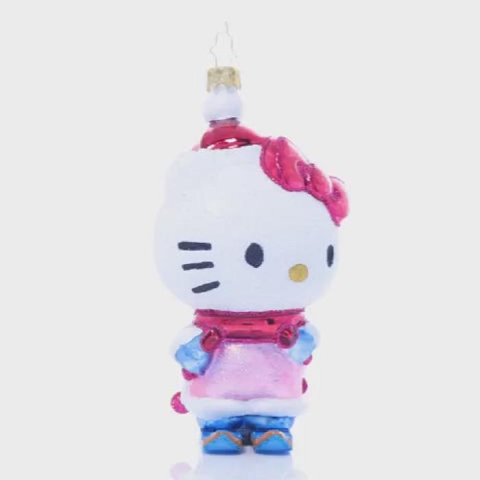 Hello Kitty Hello Kitty x Christopher Radko Handmade Glass Ornament (Aspen Adventure) Rosas | CL_HK82216