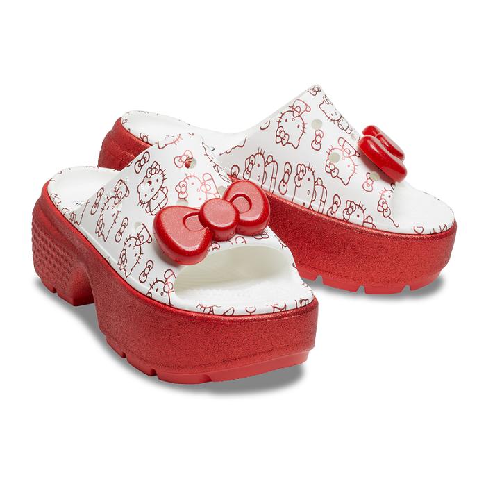 Hello Kitty Hello Kitty x Crocs Adult Stomp Slide Blancas | CL_HK38718