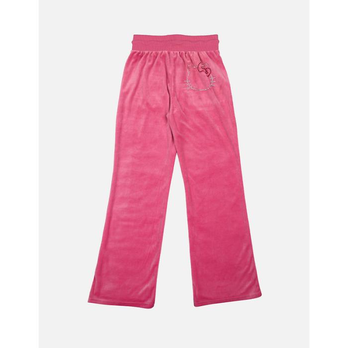 Hello Kitty Hello Kitty x Dumbgood Velour Track Pants (50th Anniv.) Rosas | CL_HK50615