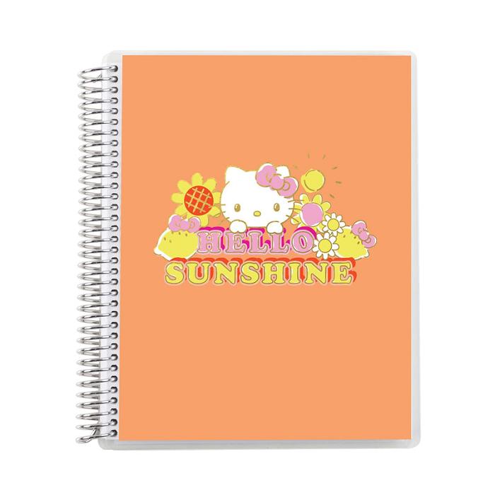 Hello Kitty Hello Kitty x Erin Condren Spiral Notebook (Hello Sunshine) Naranjas | CL_HK65763