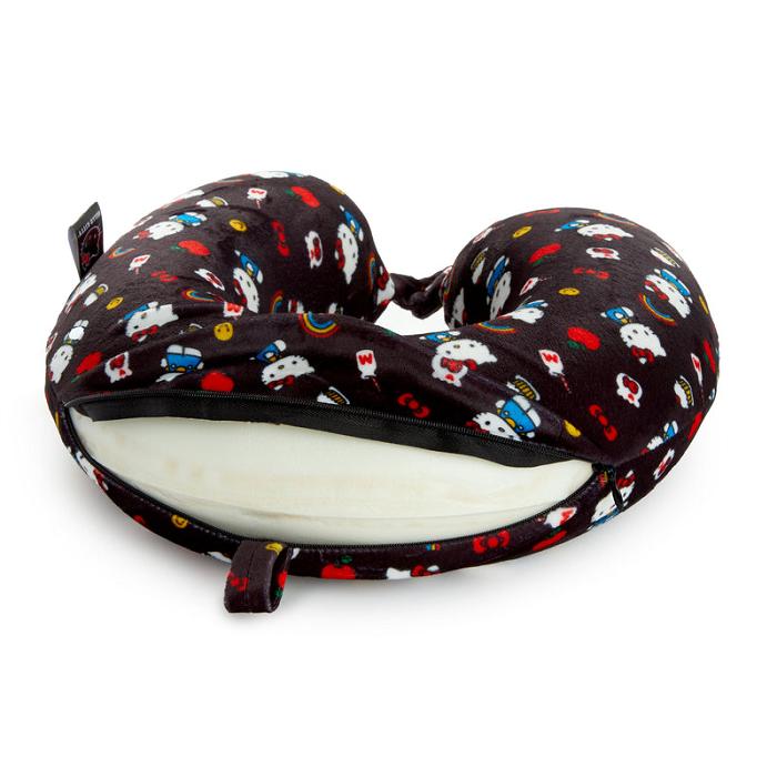 Hello Kitty Hello Kitty x FUL Classic Neck Pillow Negras | CL_HK96804