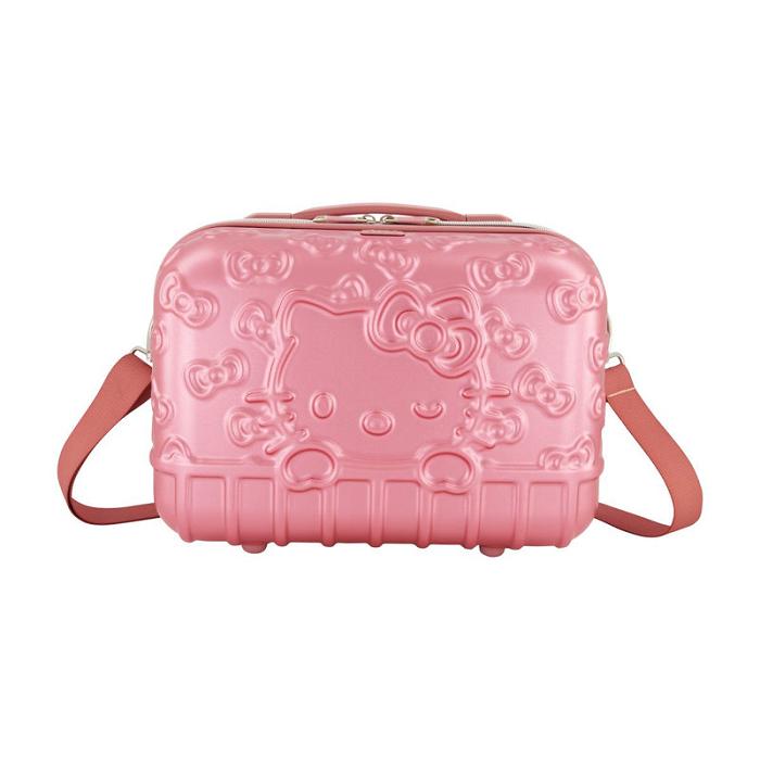 Hello Kitty Hello Kitty x FUL Pink Molded Carry-On Train Case Rosas | CL_HK54432