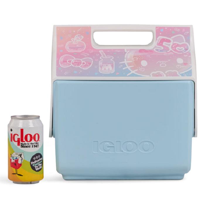 Hello Kitty Hello Kitty x Igloo 50th Anniversary Little Playmate 7 Qt Cooler Azules | CL_HK47939