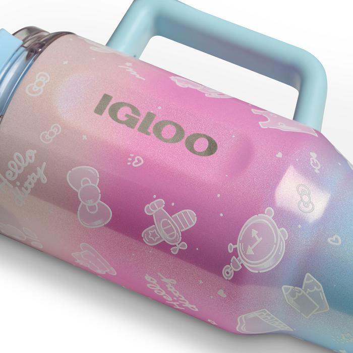 Hello Kitty Hello Kitty x Igloo 50th Anniversary 32oz Flip ‘n’ Sip Travel Mug Azules Rosas | CL_HK83258