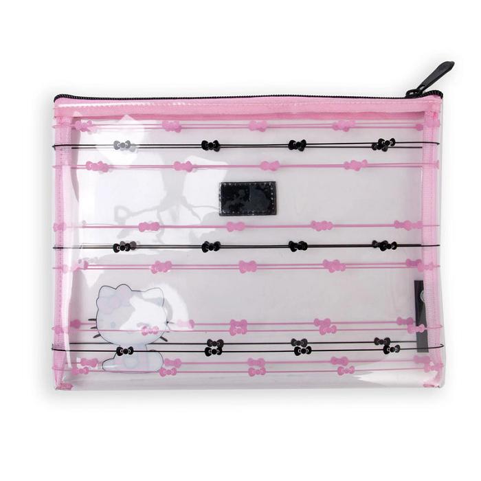 Hello Kitty Hello Kitty x Impressions Slim Pouch Set (Black) Rosas | CL_HK25245