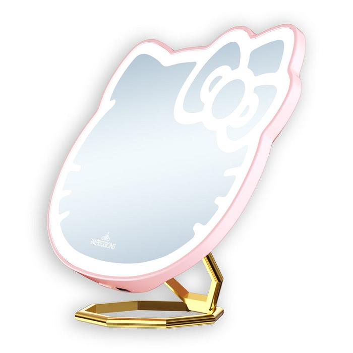 Hello Kitty Hello Kitty x Impressions Vanity Pocket Mirror with Ring Stand Rosas | CL_HK65596