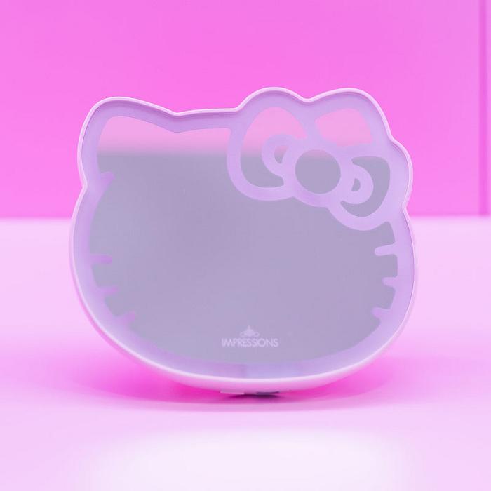 Hello Kitty Hello Kitty x Impressions Vanity Pocket Mirror with Ring Stand Rosas | CL_HK65596