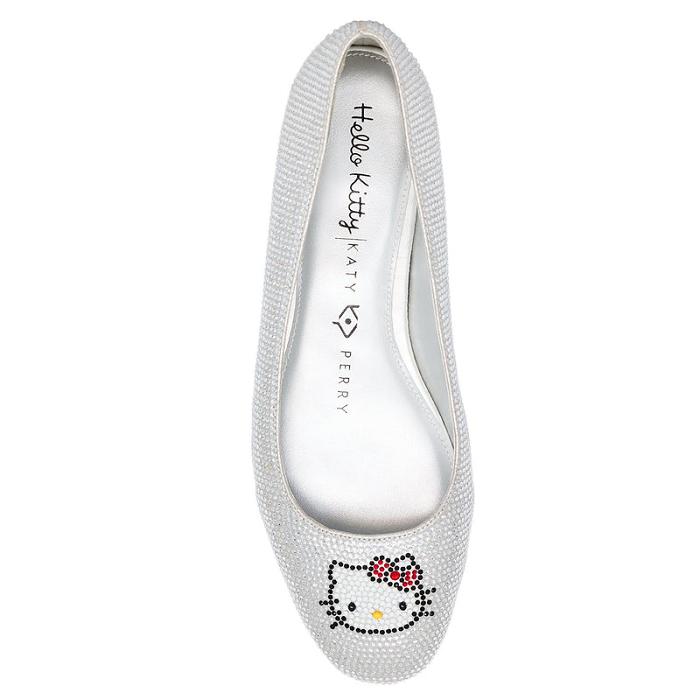 Hello Kitty Hello Kitty x Katy Perry Crystal Ballet Flat (Silver) Plateadas | CL_HK31417