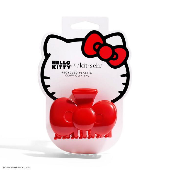 Hello Kitty Hello Kitty x Kitsch Bow Shape Claw Clip (Red) Rojas | CL_HK44522