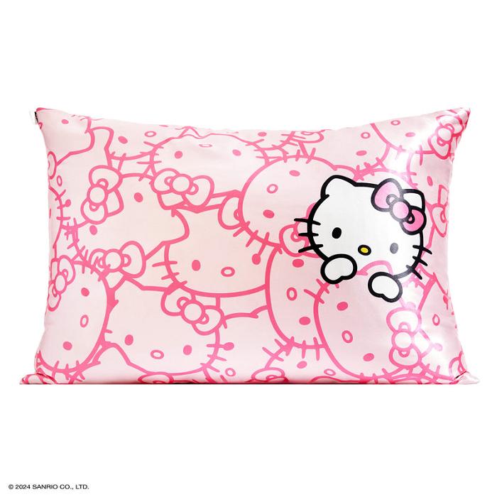 Hello Kitty Hello Kitty x Kitsch Faces Pillowcase (Pink) Rosas | CL_HK13664