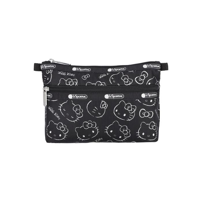 Hello Kitty Hello Kitty x LeSportsac Cosmetic Clutch (I Am A Star) Negras | CL_HK10422