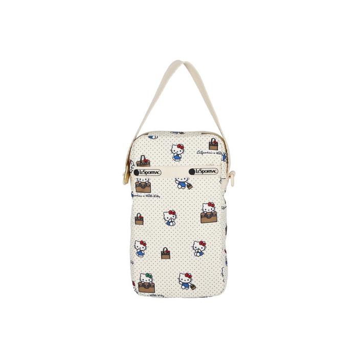 Hello Kitty Hello Kitty x LeSportsac Mini Phone Crossbody Bag (No Bag No Life) Blancas | CL_HK69331