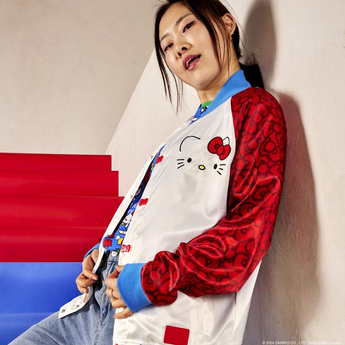 Hello Kitty Hello Kitty x Loungefly 50th Anniversary Classic Unisex Jacket Multicolor | CL_HK78648