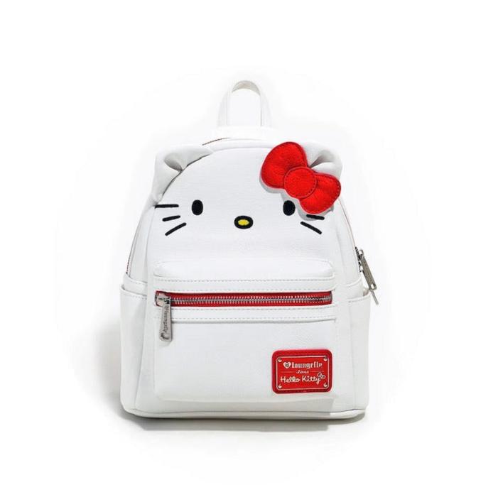 Hello Kitty Hello Kitty x Loungefly Classic Face Mini Blancas | CL_HK67349