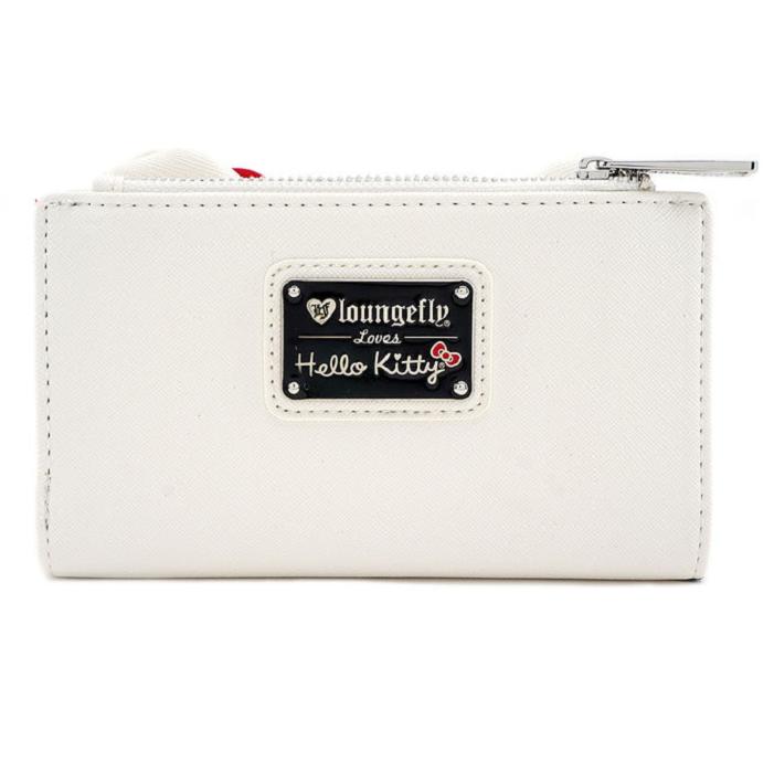 Hello Kitty Hello Kitty x Loungefly Classic Face Bifold Blancas | CL_HK98282