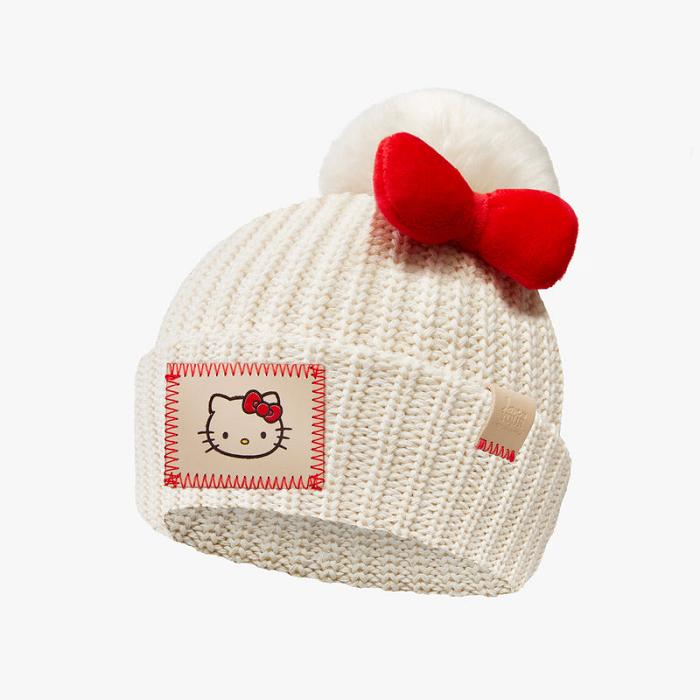 Hello Kitty Hello Kitty x Love Your Melon Pom Beanie (Kids) Blancas | CL_HK96657