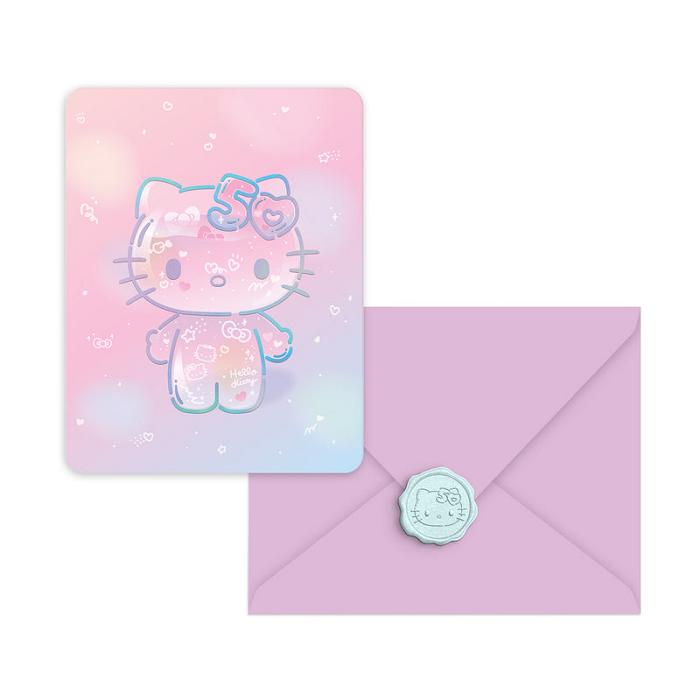 Hello Kitty Hello Kitty x Studio Oh! 50th Anniversary 25-Pc Note Cards & Wax Seals Set Rosas | CL_HK39575