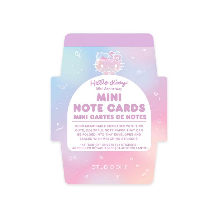 Hello Kitty Hello Kitty x Studio Oh! 50th Anniversary Mini Note Cards and Sticker Set Rosas | CL_HK72477