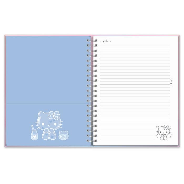 Hello Kitty Hello Kitty x Studio Oh! 50th Anniversary Extra-Large Spiral Notebook & Sticker Sheet Rosas | CL_HK49210