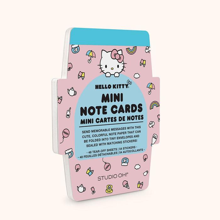 Hello Kitty Hello Kitty x Studio Oh! Classic Pink Mini Memo with Stickers Rosas Azules | CL_HK19564