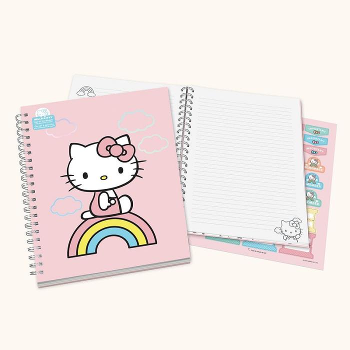 Hello Kitty Hello Kitty x Studio Oh! Classic Pink Extra-Large Spiral Notebook Rosas | CL_HK81026