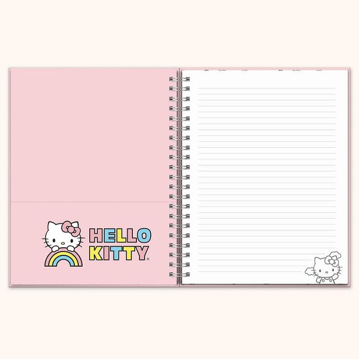 Hello Kitty Hello Kitty x Studio Oh! Classic Pink Extra-Large Spiral Notebook Rosas | CL_HK81026