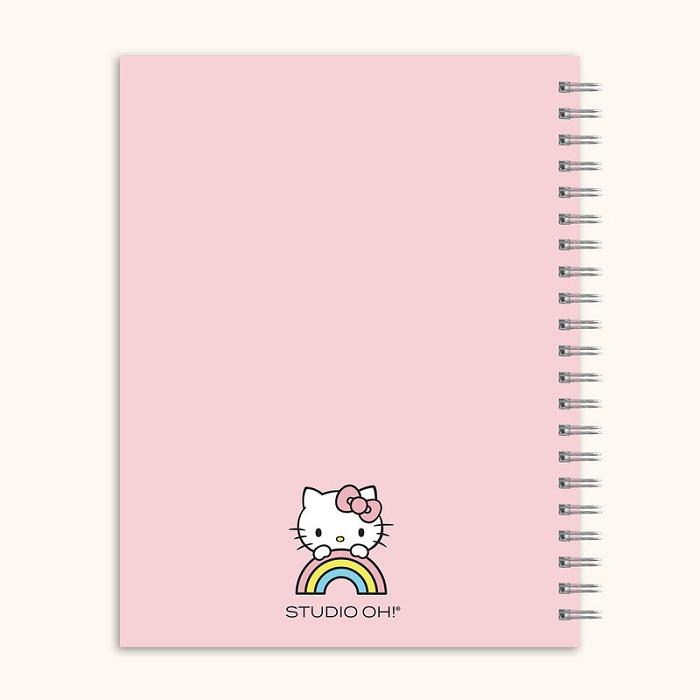 Hello Kitty Hello Kitty x Studio Oh! Classic Pink Extra-Large Spiral Notebook Rosas | CL_HK81026