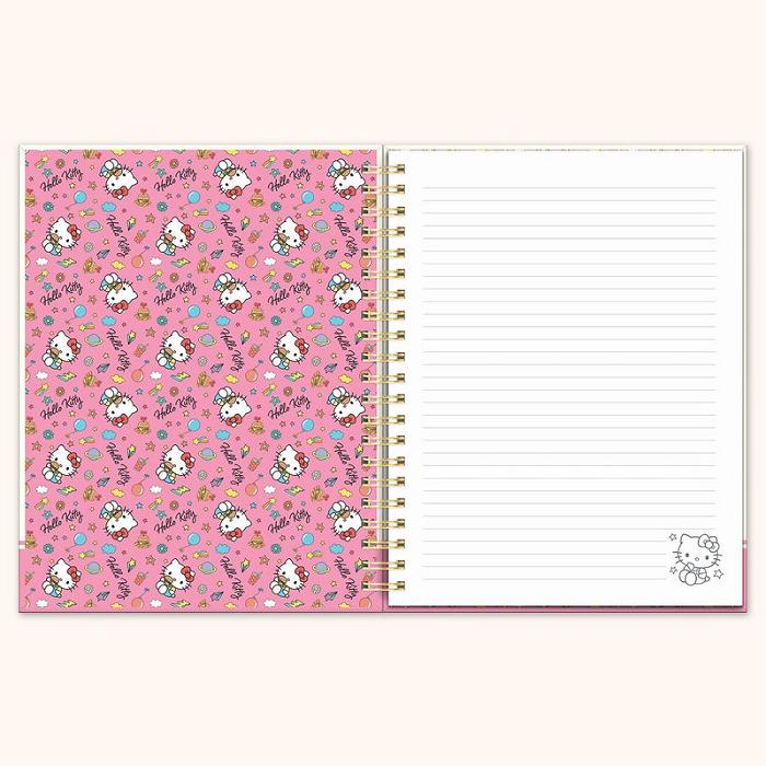 Hello Kitty Hello Kitty x Studio Oh! College Letters Extra-Large Spiral Notebook Rosas | CL_HK32530