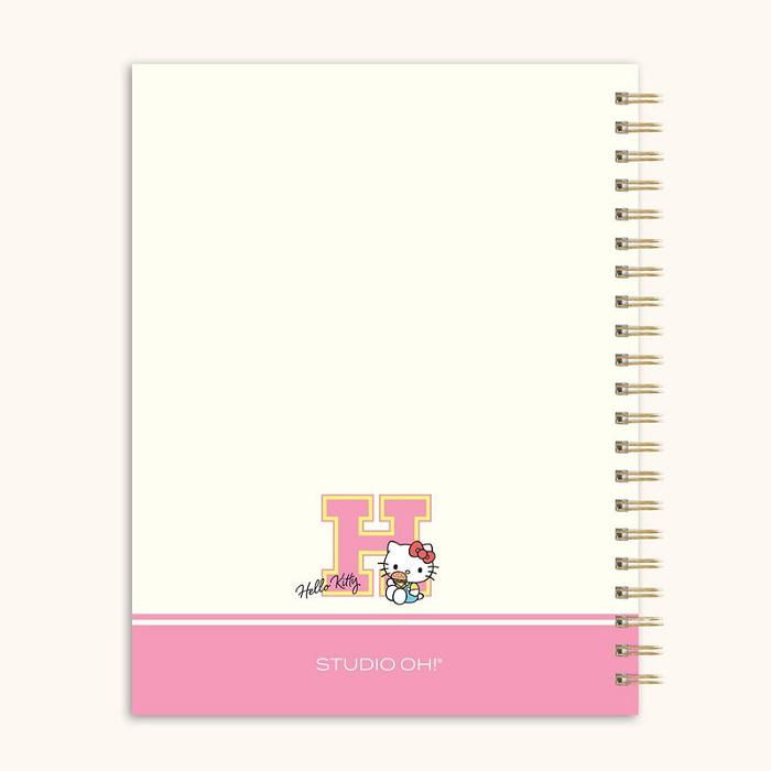 Hello Kitty Hello Kitty x Studio Oh! College Letters Extra-Large Spiral Notebook Rosas | CL_HK32530