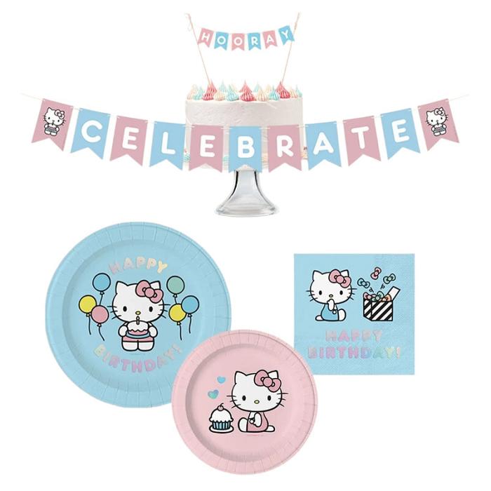 Hello Kitty Hello Kitty x Studio Oh! Happy Birthday Paper Party Pack Rosas | CL_HK71038