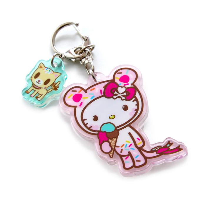 Hello Kitty Hello Kitty x Tokidoki Keychain and Zipper Pull Duo (Kawaii Carnival) Rosas | CL_HK73175