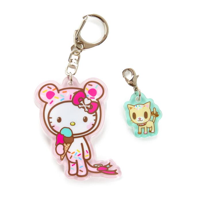 Hello Kitty Hello Kitty x Tokidoki Keychain and Zipper Pull Duo (Kawaii Carnival) Rosas | CL_HK73175