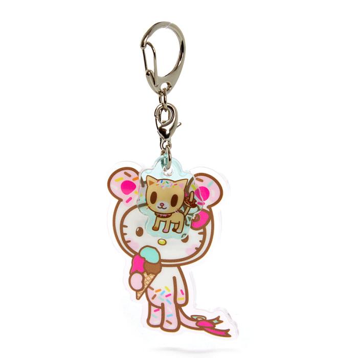 Hello Kitty Hello Kitty x Tokidoki Keychain and Zipper Pull Duo (Kawaii Carnival) Rosas | CL_HK73175