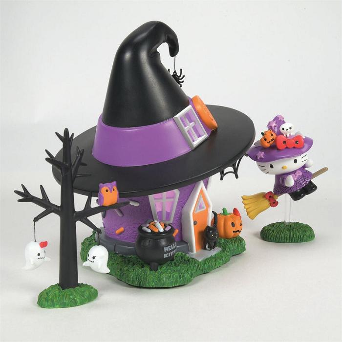 Hello Kitty Hello Kitty's Halloween Witch Tower Figurine Set Moradas | CL_HK65256