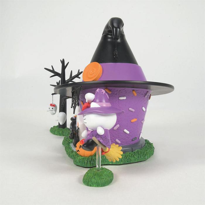 Hello Kitty Hello Kitty's Halloween Witch Tower Figurine Set Moradas | CL_HK53061