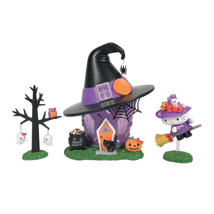 Hello Kitty Hello Kitty\'s Halloween Witch Tower Figurine Set Moradas | CL_HK53061