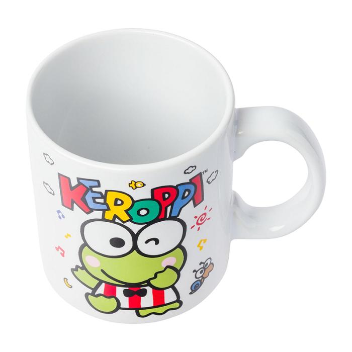 Hello Kitty Keroppi All-Over Print Ceramic Mug (Winking) Verde | CL_HK13892