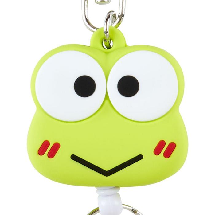 Hello Kitty Keroppi Bestie Face Badge Reel Verde | CL_HK47368