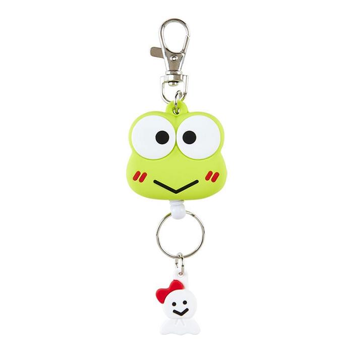 Hello Kitty Keroppi Bestie Face Badge Reel Verde | CL_HK47368