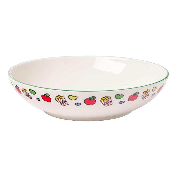 Hello Kitty Keroppi Ceramic Dinner Bowl (Snacktime) Blancas | CL_HK13329