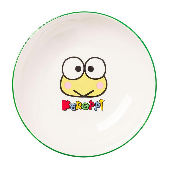 Hello Kitty Keroppi Ceramic Dinner Bowl (Snacktime) Blancas | CL_HK13329