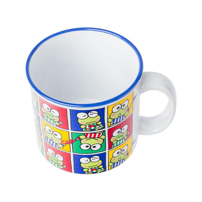 Hello Kitty Keroppi Ceramic Mug (Grid Pose) Multicolor | CL_HK85553