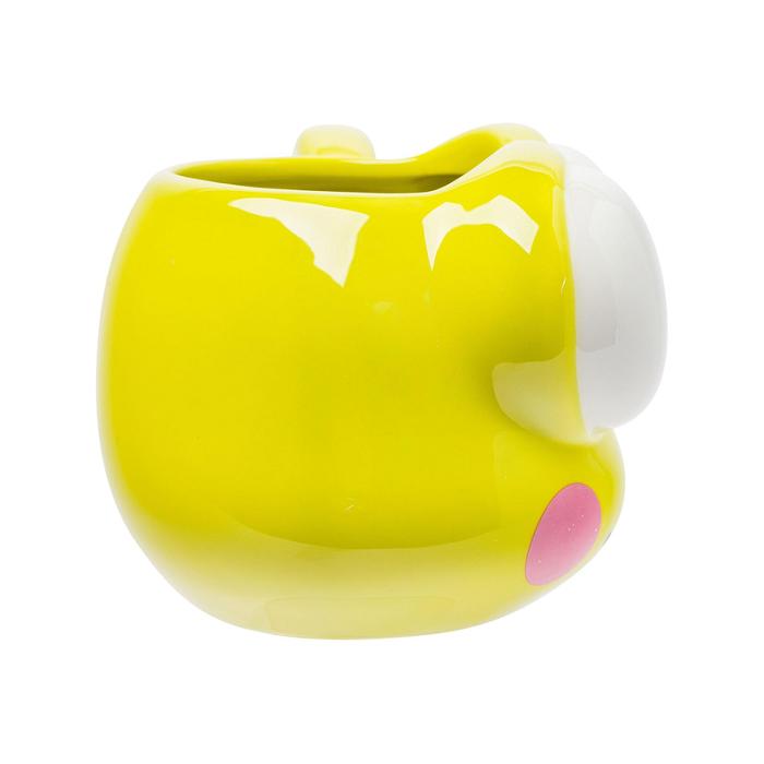 Hello Kitty Keroppi Face Sculpted Mug Amarillo | CL_HK42651